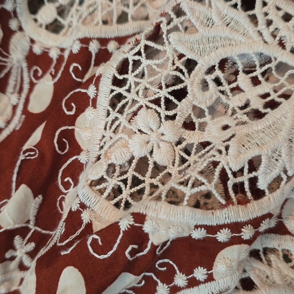 NWOT FP Polka Dot Lace Tank - Picture 4 of 9